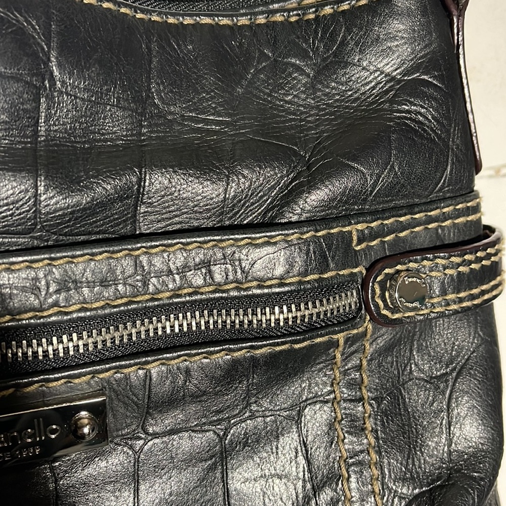 Tignanello leather purse shoulder crossbody bag 12 wide 9” tall - Picture 4 of 11